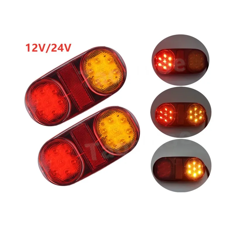 16' Barra De Luc De Freno De Remolque, Luc Traseras De Parada Y Giro, Ensamblaje De Luc Traseras, Tira De Identificación, Luz Roja, Impermeable Para Uso Fuera De Carretera