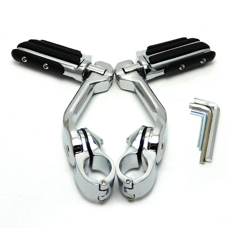 Motorcycle Foot Peg Footrest Footpegs Floorboard Highway For Harley