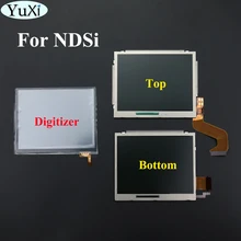 Górny górny dolny zamiennik ekranu wyświetlacza LCD YuXi dla Nintendo DSi dla ekranu dotykowego NDSi
