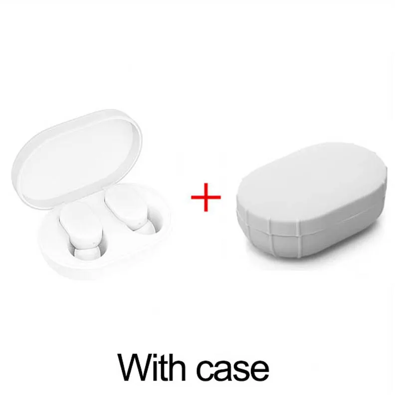 grey case Xiaomi mi AirDots TWS Bluetooth наушники беспроводные наушники-вкладыши гарнитура с mi c и зарядной док-станцией Молодежная версия - Цвет: grey case
