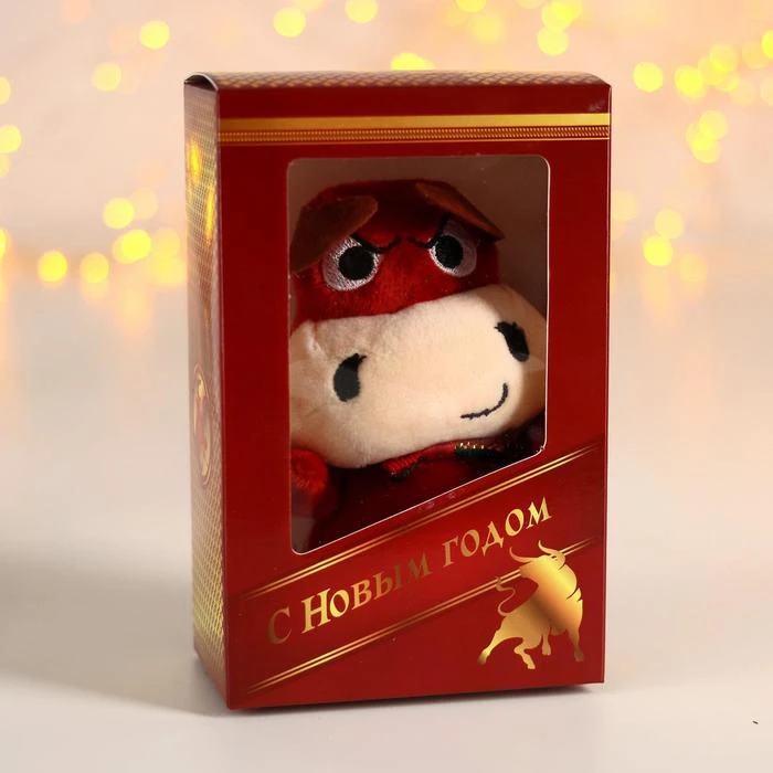 Мягкая игрушка Бычок Чарли | Игрушки и хобби