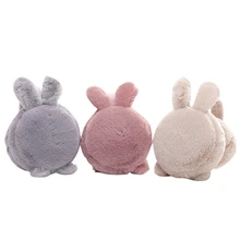 Зимние аксессуары из кроличьего меха, супер мягкие наушники, складные уши кролика, женские теплые наушники, наушники, теплые