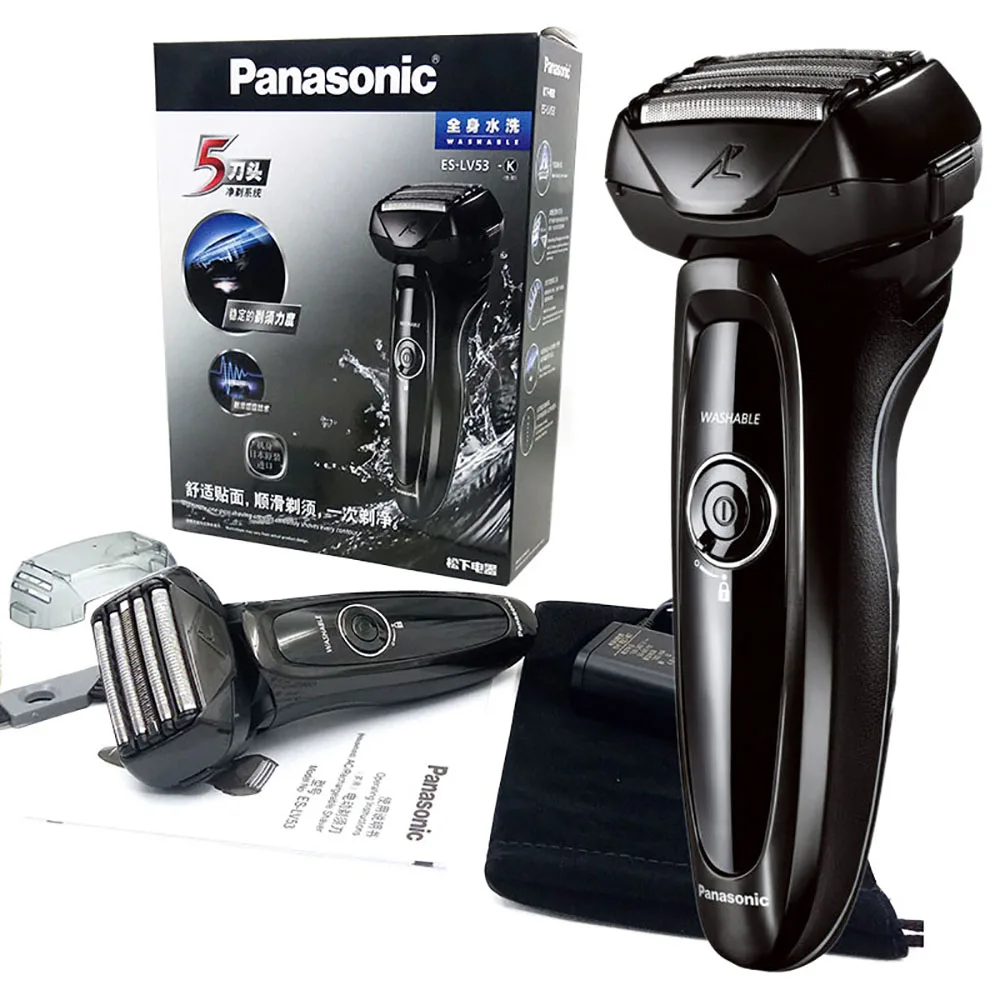 Panasonic ES-LV53 электробритва AC двойного назначения интеллектуальная система обнаружения бороды для мужчин перезаряжаемая 1 час быстрая зарядка