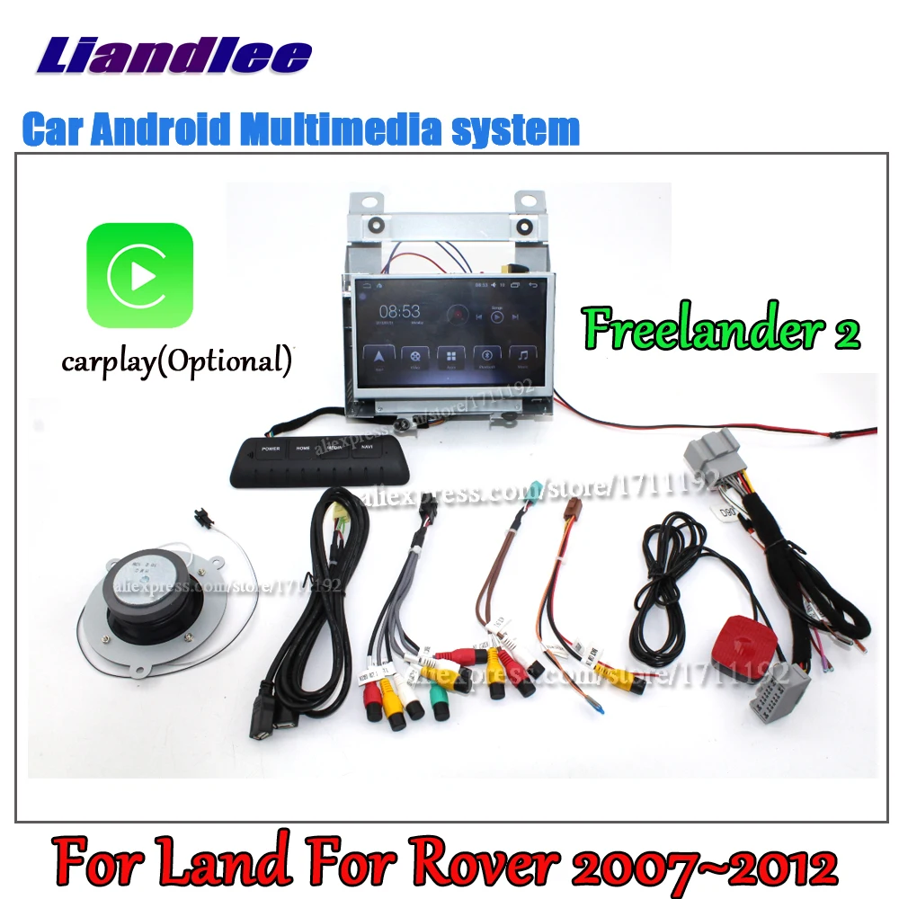 Liandlee 2Din Android для Land Rover freelander 2 2007~ 2011 2012 автомобильный экран Carplay BT Wifi gps Navi Карта Навигация медиа