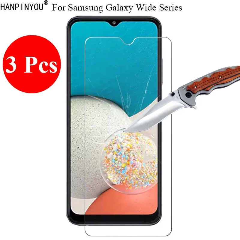 

Новое закаленное стекло 3 шт./лот 9H 2.5D, Защита экрана для Samsung Galaxy Wide5 Wide4 Wide 5 4, защитная пленка + инструменты для очистки