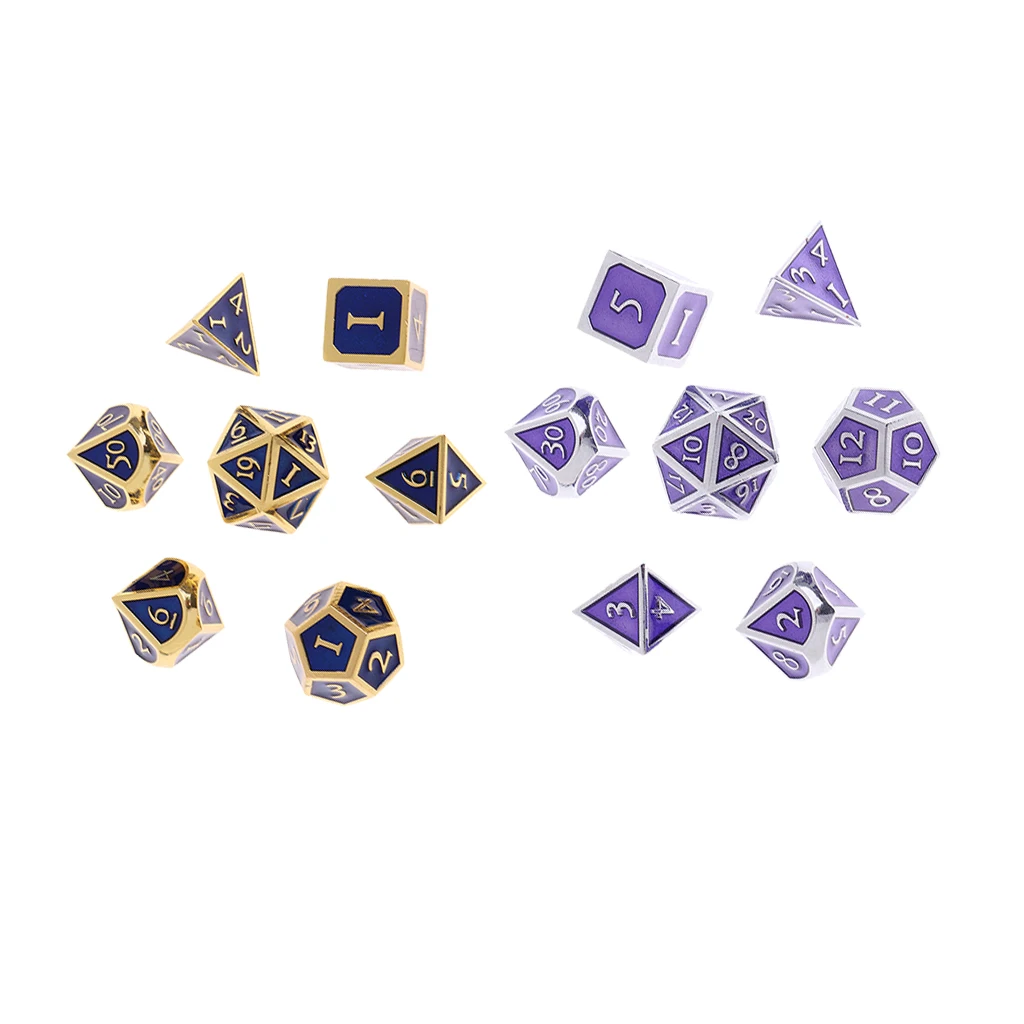 14 шт Подземелья и Драконы DND RPG MTG настольная игра многогранные кости набор