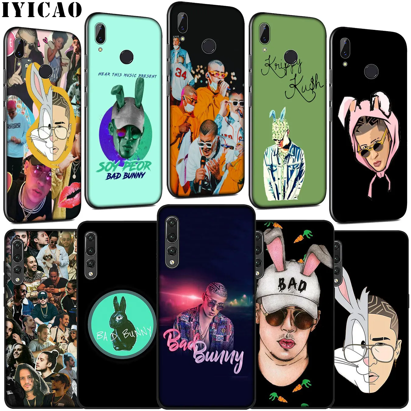 Bad Bunny Russ diemon Мягкий силиконовый чехол для Huawei P30 P20 Pro P10 P9 Lite Mini 2017 2016 P Smart Z Plus 2019 |