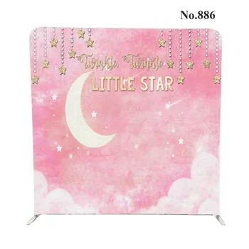 

true 8x8ft stand and double sided print pillowcase backdrop for kids party