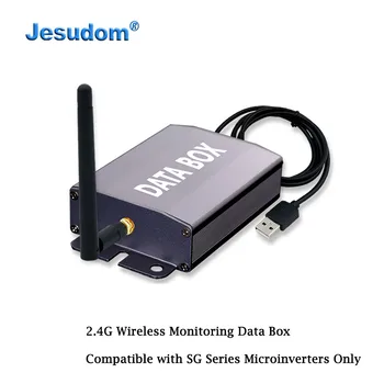 

2.4G wireless monitoring data box data collector is used to connect SG series 200W to 1400W micro grid connected inverter