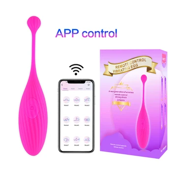 Erotic Jump Egg Vibrator for Women Wireless APP Controlled Remote Vibrator Vagina Massage G-spot Vibrating Egg Sex Toy for Women 2