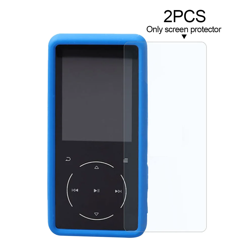 2 шт., легко Очищаемый прозрачный MP3 плеер, гладкая защита экрана, Пылезащитная, полное покрытие, переднее закаленное стекло для SOULCKER D16
