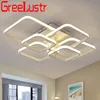 Modern LED Chandeliers Lighting with Remote White Coffee Acrylic Ceiling Chandelier Lamp Home Decor Lustres Light Fixture ► Photo 3/6