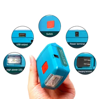 

Rechargeable Flashlight 12V Max LED Light for Makita ML103/ML105 Replacement Flashlight