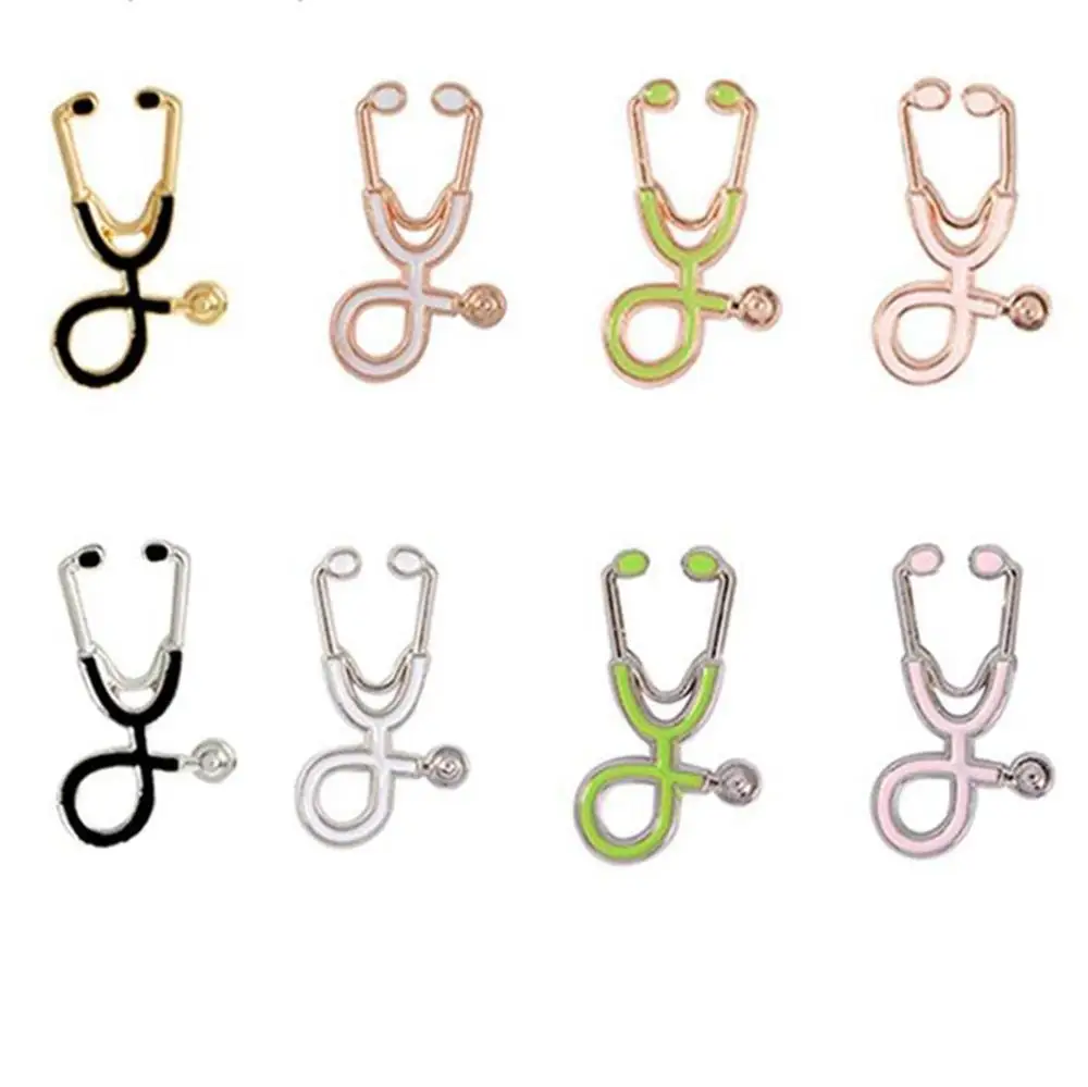 

ASHMITA Personality Stethoscope Brooch Avocado Pineapple Fruit Green Plant Enamel Lapel Pin Sets Mini Cute Rainbow Lazy Koala