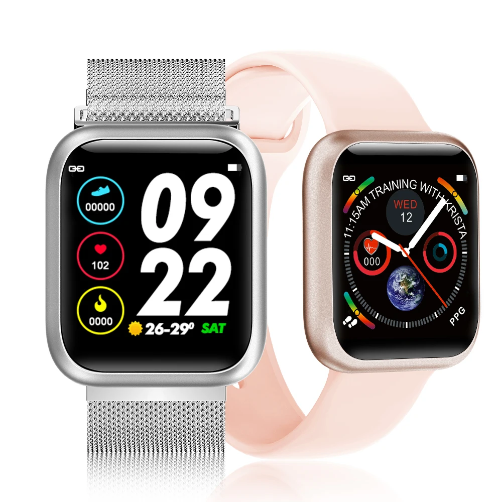 F11 Смарт Horloge Rouch сенсорный браслет ЭКГ+ PPG Hartslag Bloeddrukmeter Slaap спортивный трекер Polsband Smartwatch Voor phon