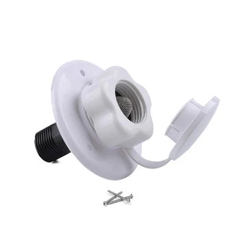 

New RV Parts Filler Neck For Water Tanks Caravan Plastic Gravity Fresh Water Fill Hatch Inlet Camper Traile