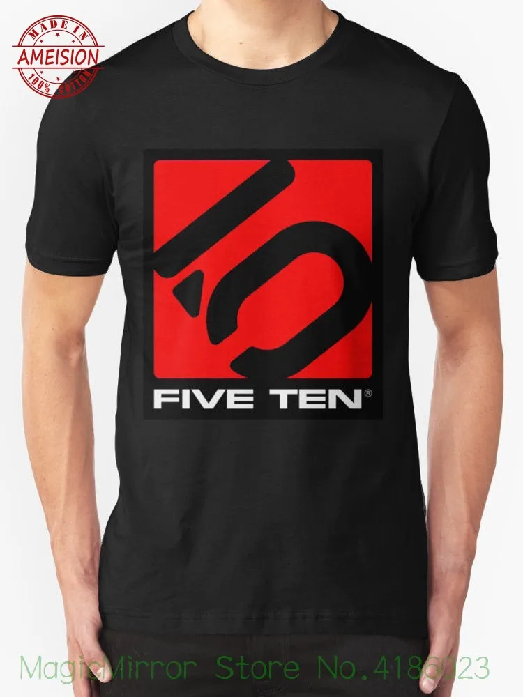 Plain Five Ten Tshirt New Mens Spring Summer Dress Short Sleeve Casual O-Neck Print Broadcloth | Мужская одежда