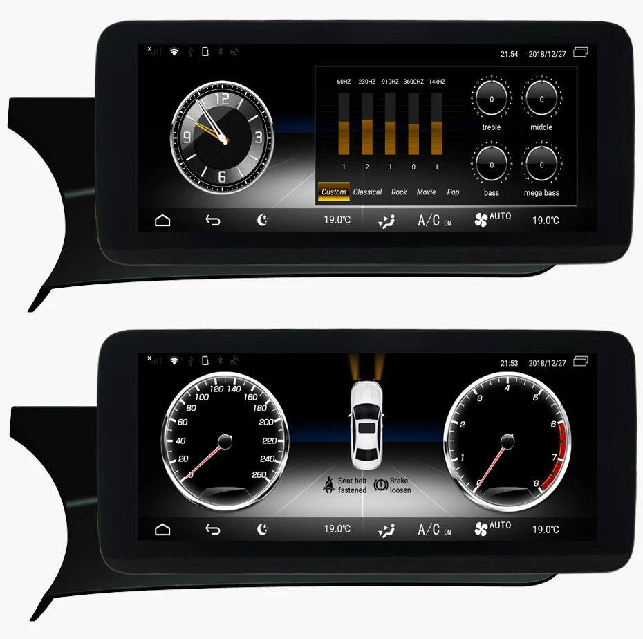 Discount KANOR Android 8.0 Car Radio Player For Mercedes Benz C Class W204 2011-2014 Car Monitor Audio GPS Navigation Stereo Auto 13