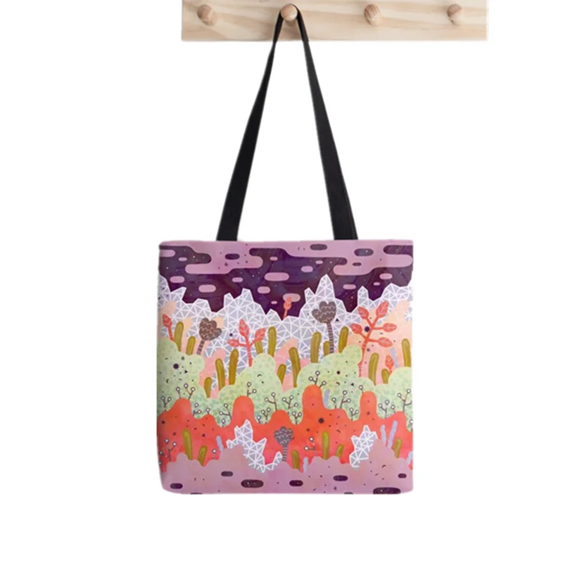 2021 Shopper Dinosaurs Tote Bag Printed Tote Bag women Harajuku shopper handbag girl Shoulder shopping bag Lady Canvas Bag