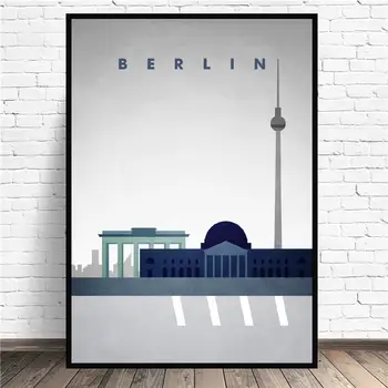 

Berlin Travel Canvas Painting Wall Art Pictures Prints Home Decor Wall Poster Decoration For Living Room