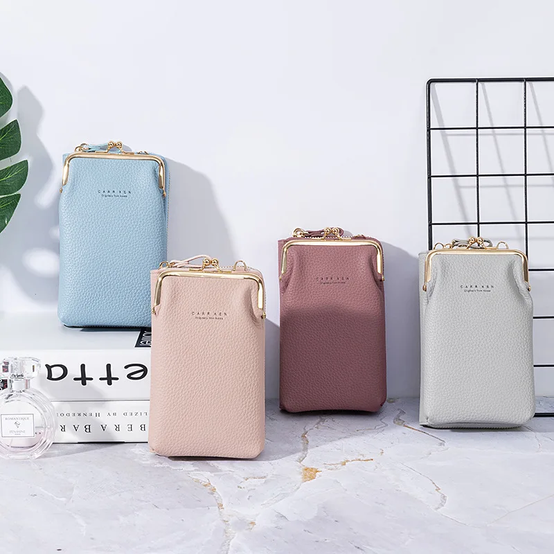 Women Small Shoulder Bag Mobile Phone Long Wallet Mini Crossbody