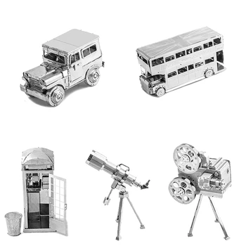 

Adult Puzzle 3D Metal Puzzle DIY Stainless Steel Manual Model Assembling Kit Adult Collection Children's Toy Best Gift
