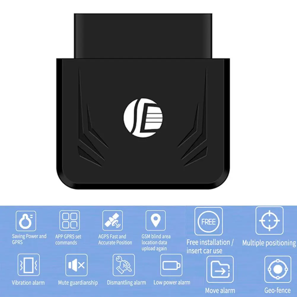 Автомобильный OBD gps-трекер-подключи и играй автомобильный трекер obd gps-трекер автомобильный OBD2 трекер локатор реального времени с тревогой SOS