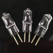 50 шт./лот галогенные светильник лампочка G5.3 220V 20W 35W Противотуманные фары 3000k белая галогенная лампа светодиодный Замена с украшением в виде кристаллов лампы