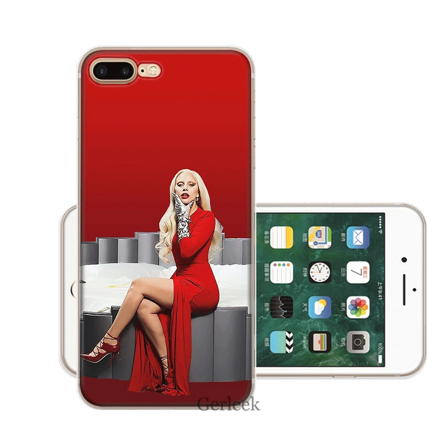 Мобильный чехол для телефона для iPhone 11 Pro 6 6s 7 8 P Lus iPhone XR X XS Max 5 5S SE Оболочка Леди Гага Твердый Чехол