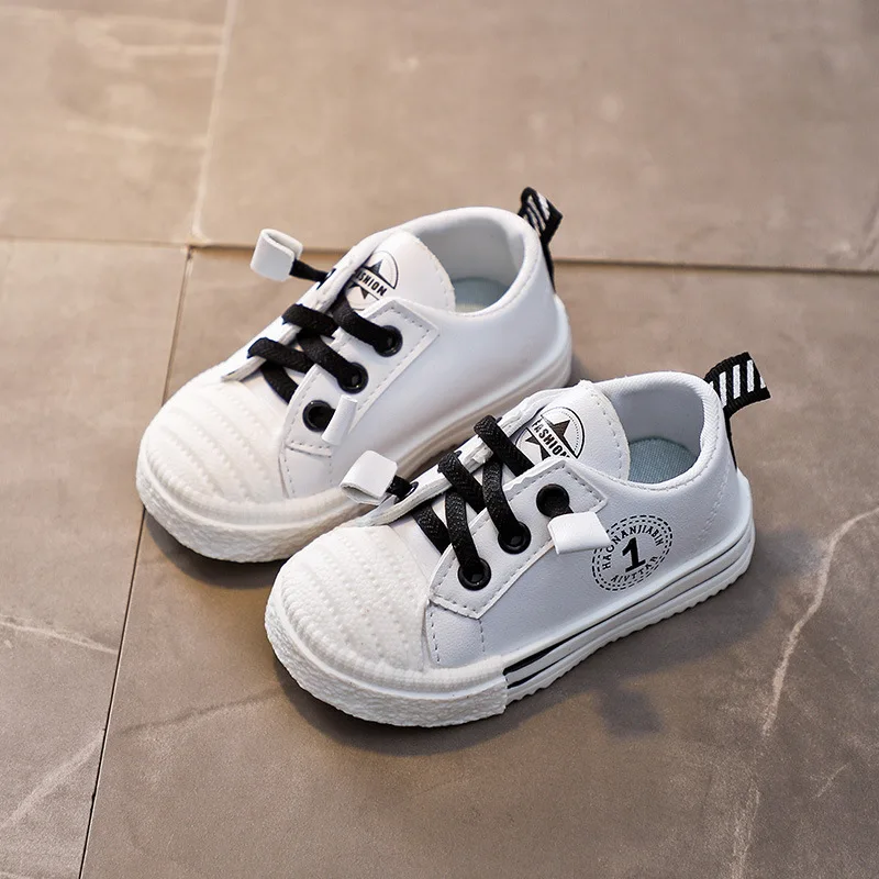 

Children shoes Boys Girls Baby toddler shoes Breathable Sneakers kids sports Soft simple white shoes Comfortable