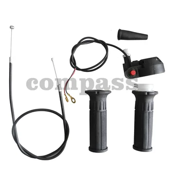 

1 Pair 7/8" 22MM Motorcycle Throttle Hand Grip Kit With Twist Cable For 49cc-125CC Mini Dirt Bike Quad Pocket ATV