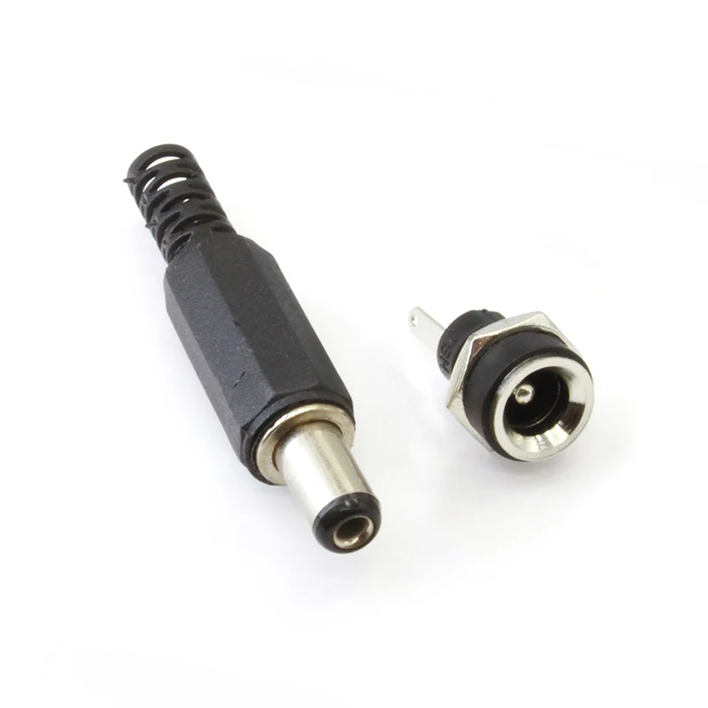 Plugue de Alimentação Interface de Montagem Conjunto Lote 5.5*2.5 Conector dc 30v 5a Fêmea Soquete Jack 022b Fio Adaptador Terminal 50 um 5.5*2.1 17 Computers & Electronics