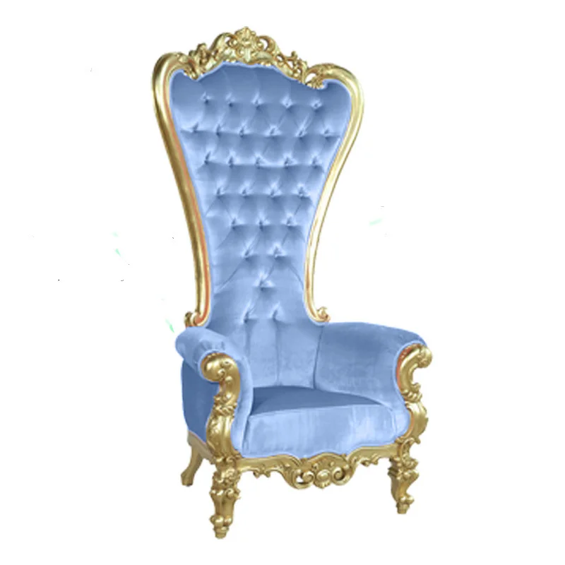 Свадебные стулья с серебряной отделкой в европейском стиле|Приставной столик| |