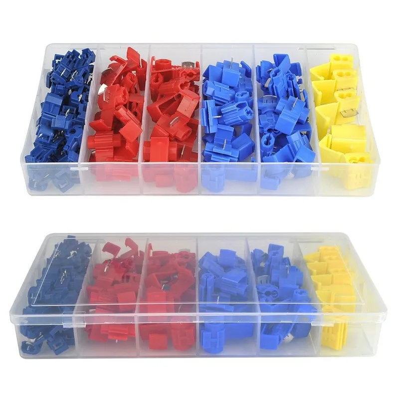 

Clip Crimping Tool Electric Crimp Terminal Cable lip Wire Terminals 65pcs/set lossless Joint Red Blue yellow Quick Connection
