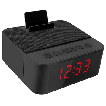 

Digital Radio Alarm Clock All-In-One Design With Wireless Speaker,Fm Radio,Usb Charging Port,Snooze,Ac And Battery Operated,Digi