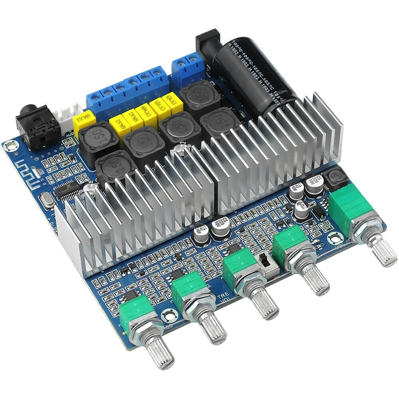 TPA3116D2 DC12V-24V Bluetooth 4,2 сабвуфер аудио усилитель плата 2,1 канал мощность 2x50 Вт+ 100 Вт TPA3116 Amplificador