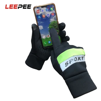 

LEEPEE Full Finger Anti Slip Windproof Winter Thermal Warm Touchscreen Gloves Motorcycle Gloves