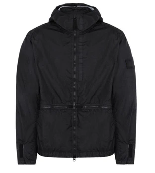 

STONE IS LAND MEN CP Fashion Men's Plus Size Zip with Hat Zipper Pocket Jacket Long Sleeve Warm Streetwear Windbreaker