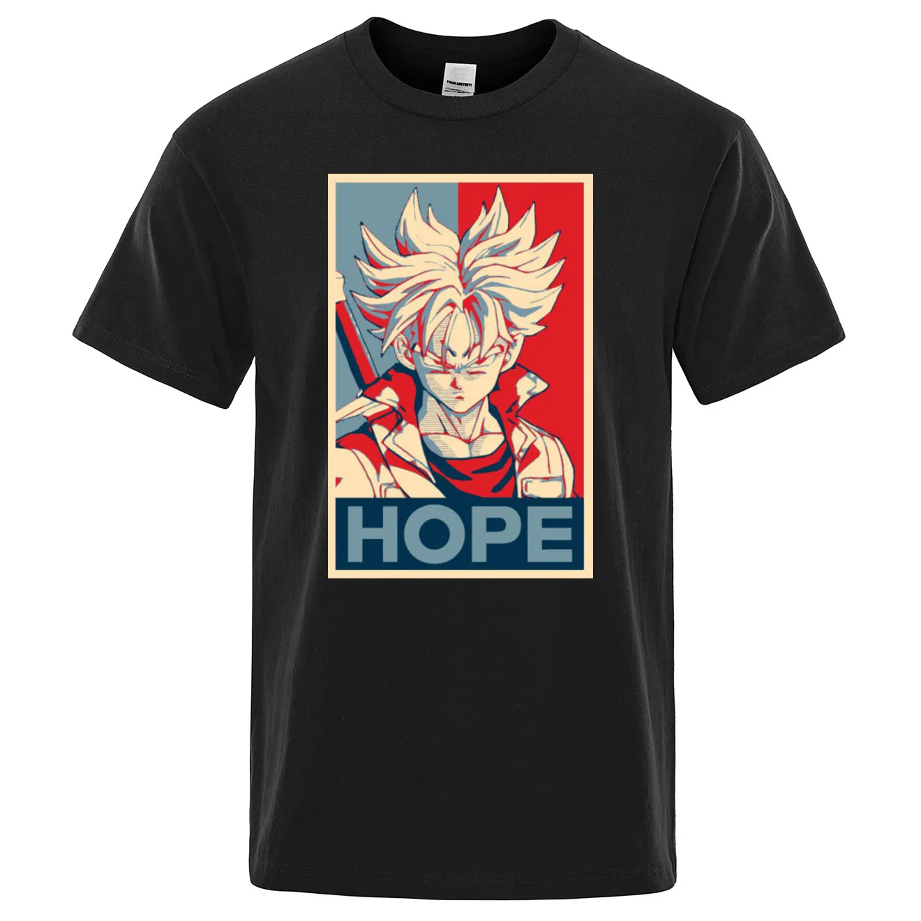 Dragon Ball; Dragonball Z Футболка мужская летняя хлопчатобумажная футболка Японские Аниме шорты hope Футболка Хип-Хоп Топы Harajuku уличная одежда - Цвет: black 6