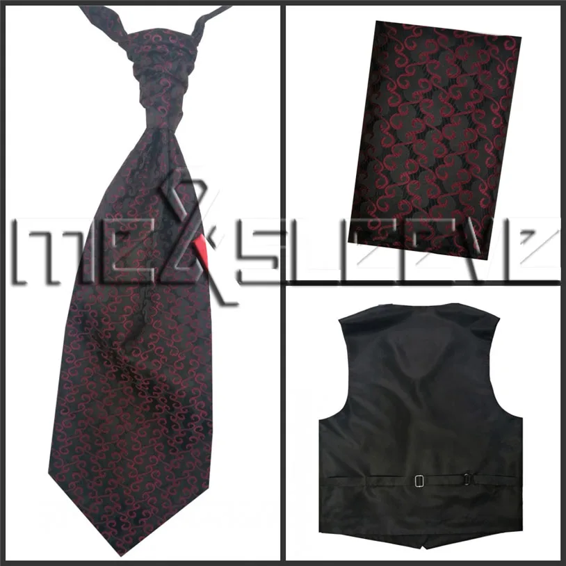 Классический Фрак дешевле жилет(жилет+ Аскот галстук+ платок