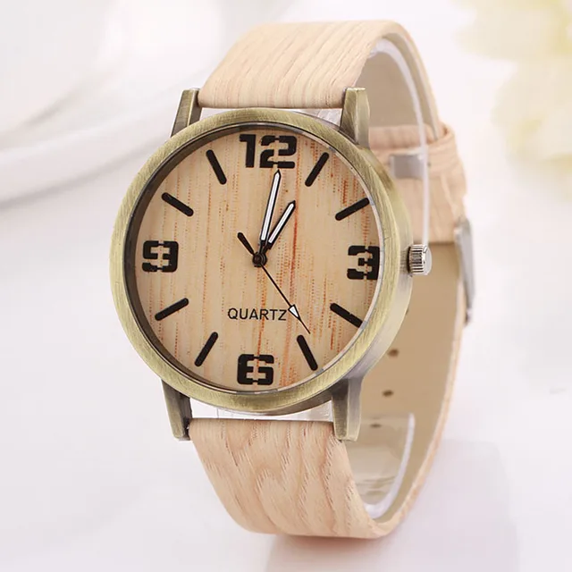 reloj mujer relogio feminino 2020 Fashion Wooden Watch Women Watches Casual Analog Quartz Wristwatches Cheap Price Dropshipping 1
