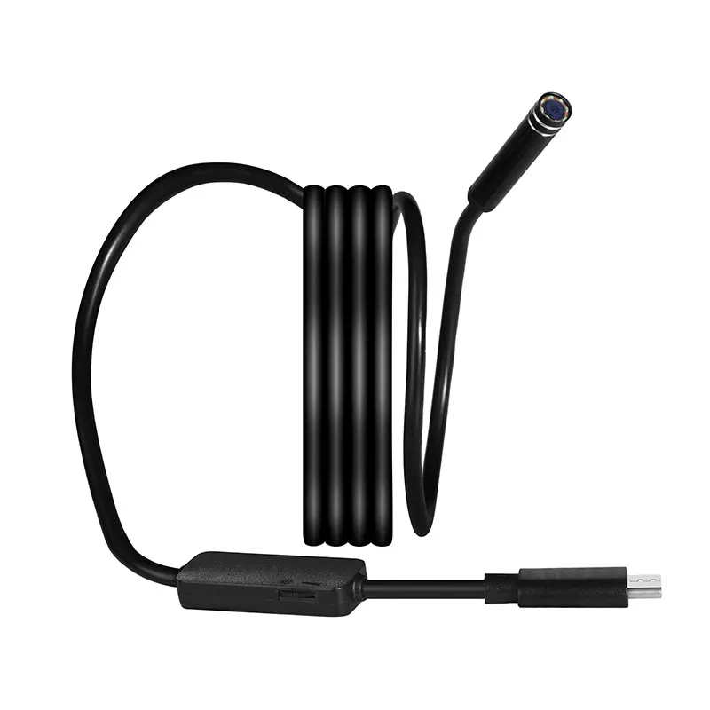 Usb type-C эндоскопические камеры 5 м 8 мм 5 м бороскоп Инспекционная камера 8LED 2MP 8LED Android type C Труба Водонепроницаемая трубка видео