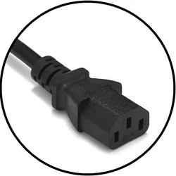 Universal 1.2m 3 - Prong AC Power Supply Adapter Cord with EU/US/AU/UK Plug Options (UK Pug)