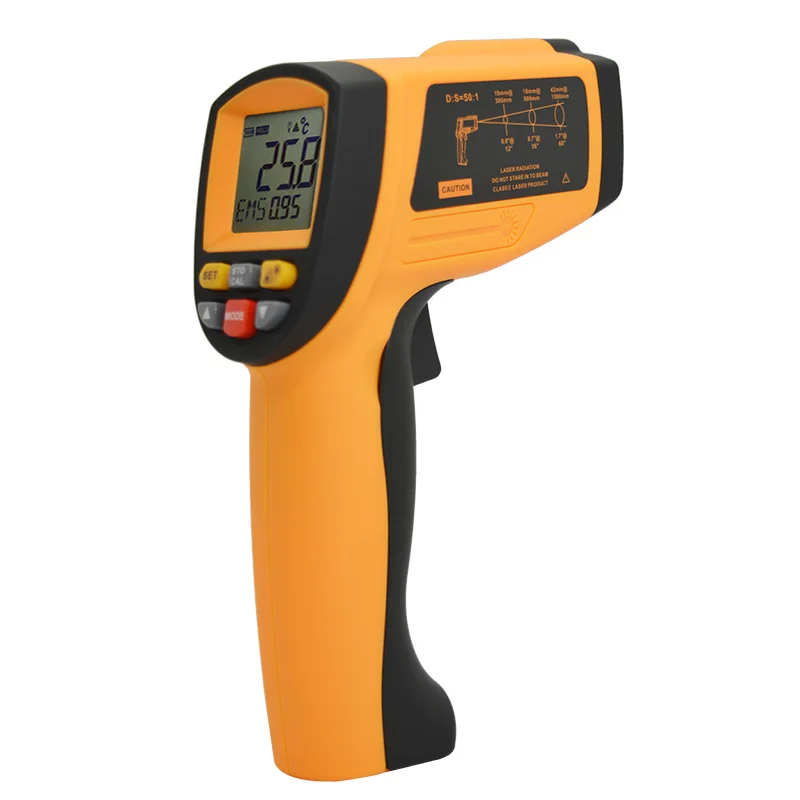 

Digital Infrared Thermometer Non Contact Pyrometer IR -30-1500 Degree for Industrial Use GM 1500