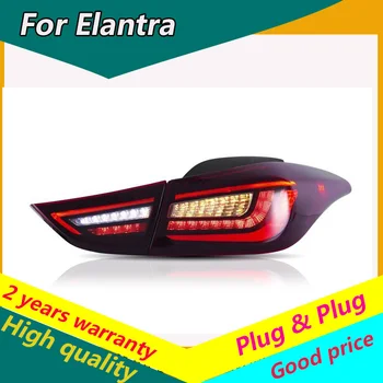 

KOWELL Car Styling for Hyundai Elantra Tail Lights New Elantra MD dynamic turn signal Rear Lamp DRL+Brake+Park+Signal