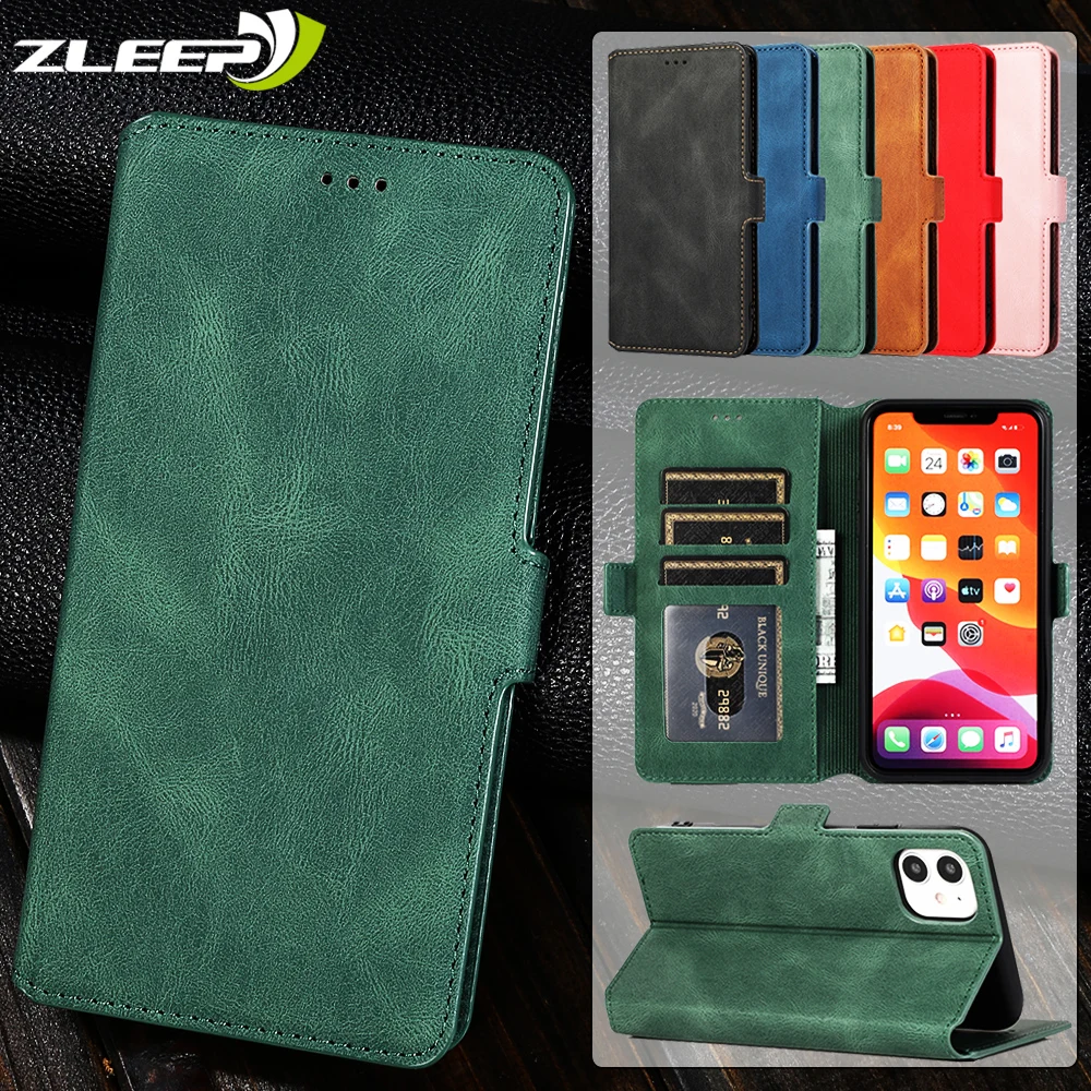 Luxury Flip Wallet Leather Case For iPhone SE 2020 11 Pro XR XS Max 8 7 6 6s Plus 5 5s se Magnetic Cards Holder Book Phone Cover Luxury Flip Wallet Leather Case For iPhone SE 2020 11 Pro XR XS Max 8 7 6 6s Plus 5 5s se Magnetic Cards Holder Book Phone Cover