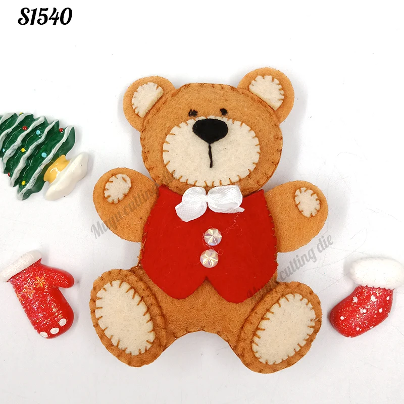 Bear-S1540 скрапбукинга срезанное небо и стальные деревянные штампы совместимы с большинством машин