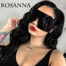 Трендовые женские крупные солнцезащитные очки мужские с заклепками солнцезащитные очки цельные ветрозащитные очки с зеркальными линзами UV400 большие солнцезащитные очки