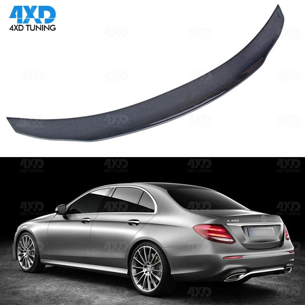 Карбоновый спойлер W213 в стиле PSM для Mercedes E200 E250 E300 E350 задний из углеродного