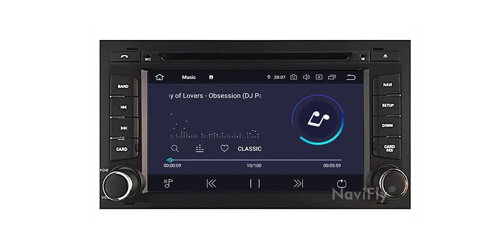NaviFiy 7 дюймов Android 9,0 автомобильный DVD мультимедийный плеер для Seat Leon- 4 Гб ОЗУ 64 ГБ Автомобильный видео радио Поддержка DVR wifi gps